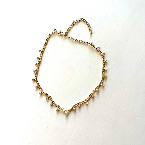 a new day Jewelry - A New Day Gold Sparkle Necklace/Choker